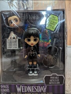 Wednesday Addams Poseable Doll